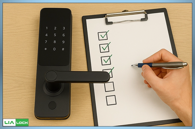 چک‌لیست کامل بررسی دستگیره هوشمند دست‌دوم