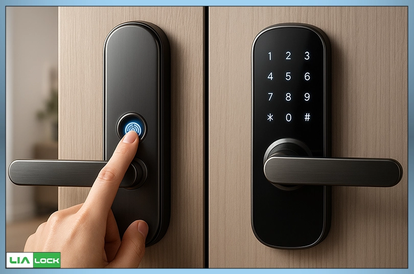 مقایسه کامل دستگیره هوشمند اثر انگشتی و رمزی از نظر طراحی و کاربرد