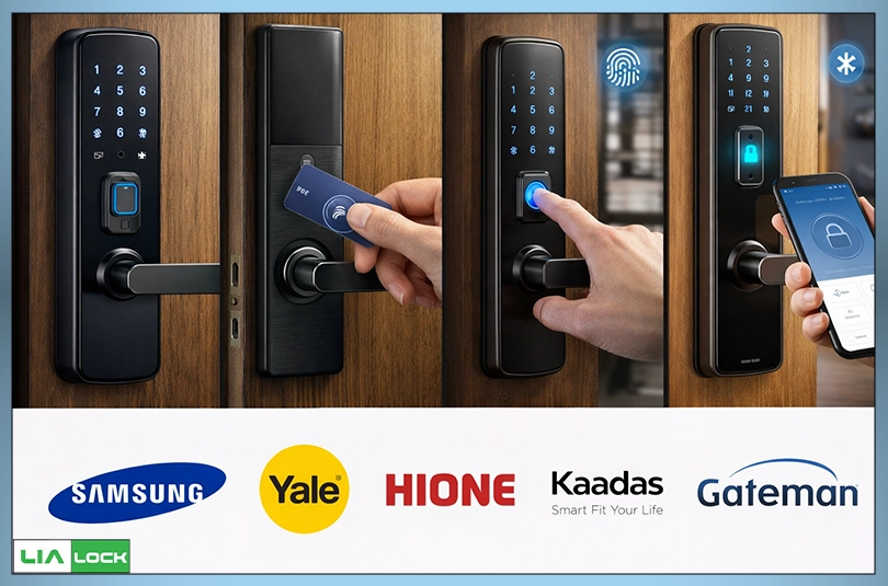 انواع دستگیره هوشمند رمزدار در بازار ایران